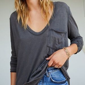 Free People Betty Long Sleeve Tee